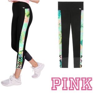 VS PINK High Waist Lace Up Ankle Legging